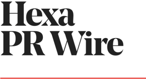 Hexa pr wire, logo