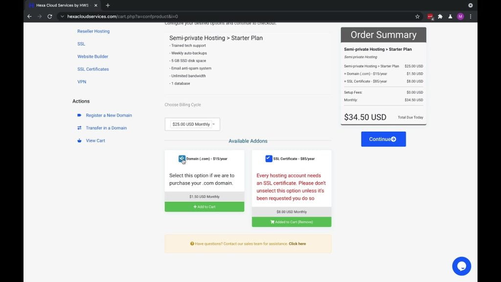 setting-up-a-hosting-account-with-hexa-cloud-services,-her-forward